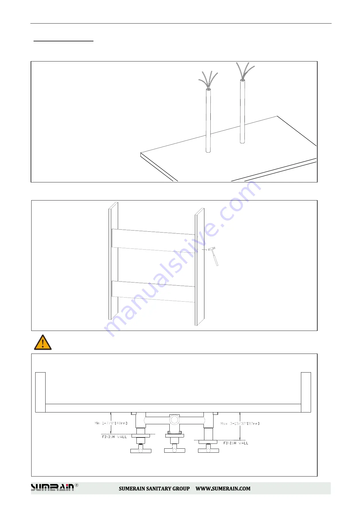 SUMERAIN S2133 W Series Installation Manual Download Page 7