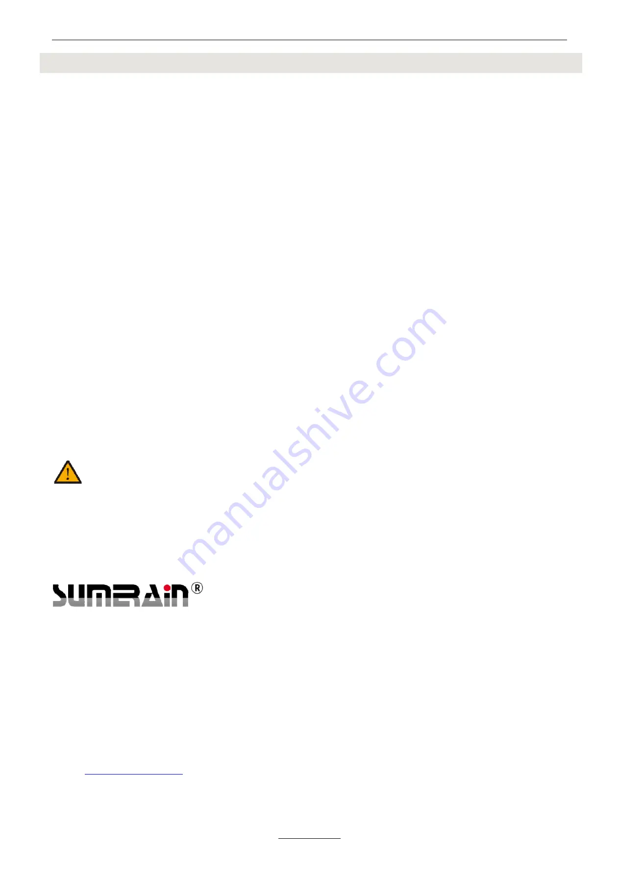 SUMERAIN S3210 I-B Series Installation Manual Download Page 20