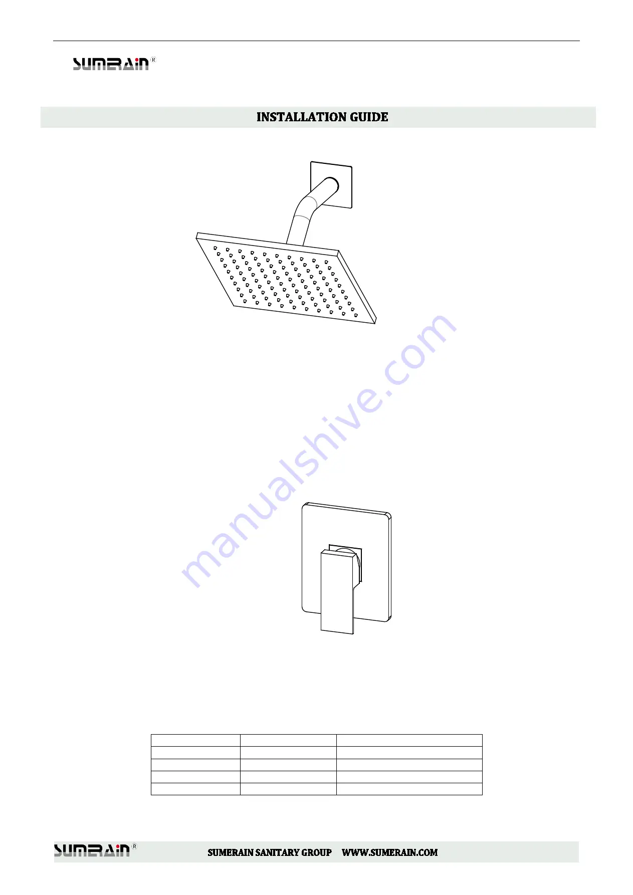 SUMERAIN S3210 I Series Installation Manual Download Page 1