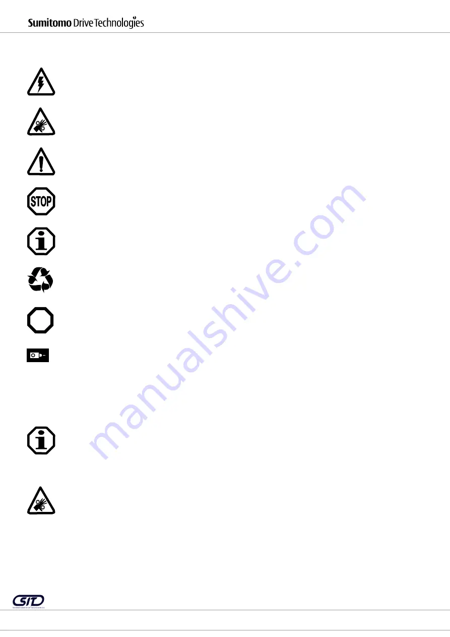 Sumitomo Drive Technologies PARAMAX SFC Operating Manual Download Page 3