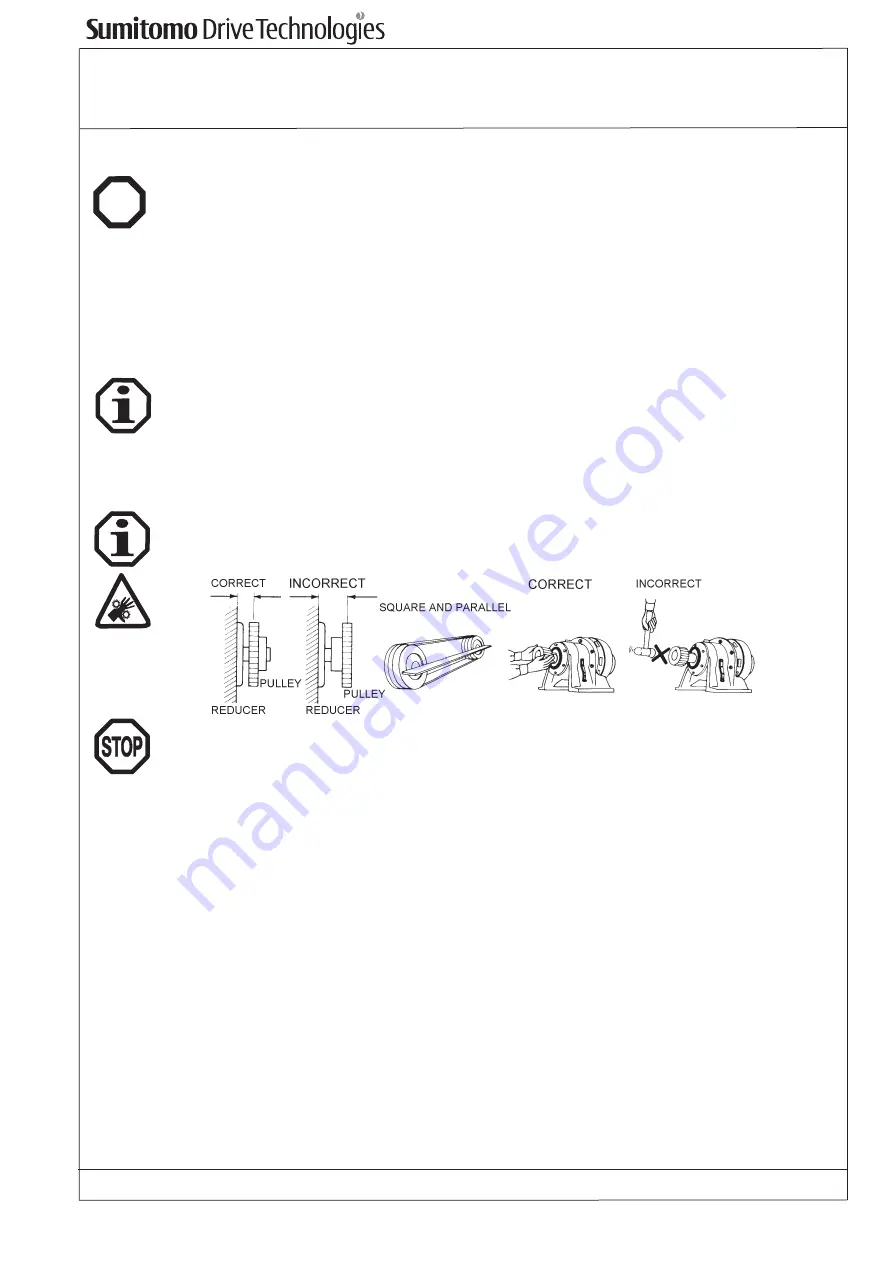 Sumitomo SERVO 100 Operating Manual Download Page 15