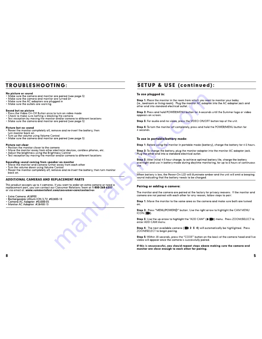 Summer 28970 Instruction Manual Download Page 5