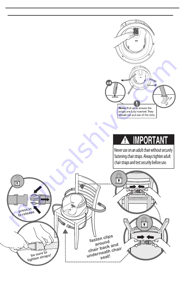 Summer 3-STAGE DELUXE SUPERSEAT Instruction Manual Download Page 5