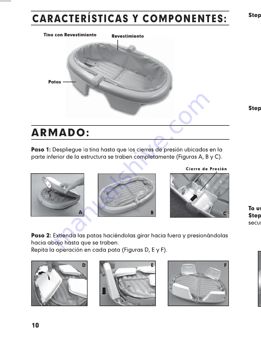 Summer BABY BATH 08134 Скачать руководство пользователя страница 10