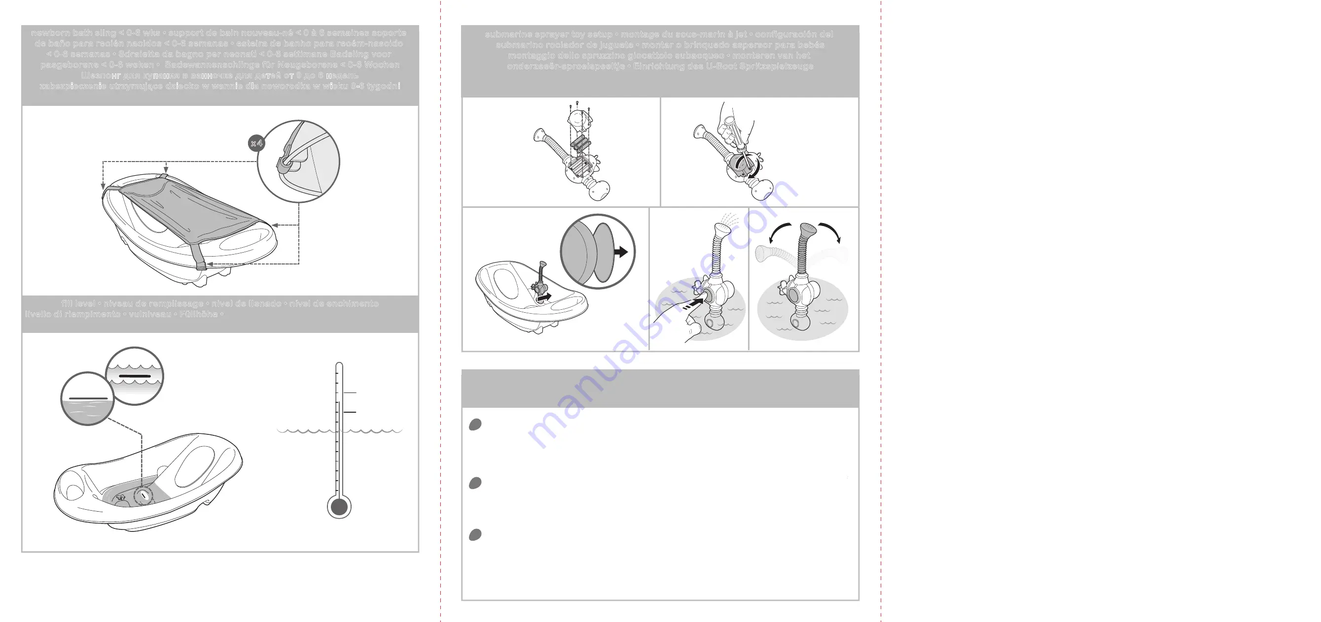 Summer My Fun Tub Instruction Manual Download Page 2