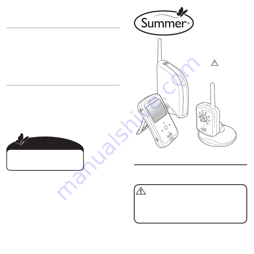 Summer Peek Plus Instruction Manual Download Page 1