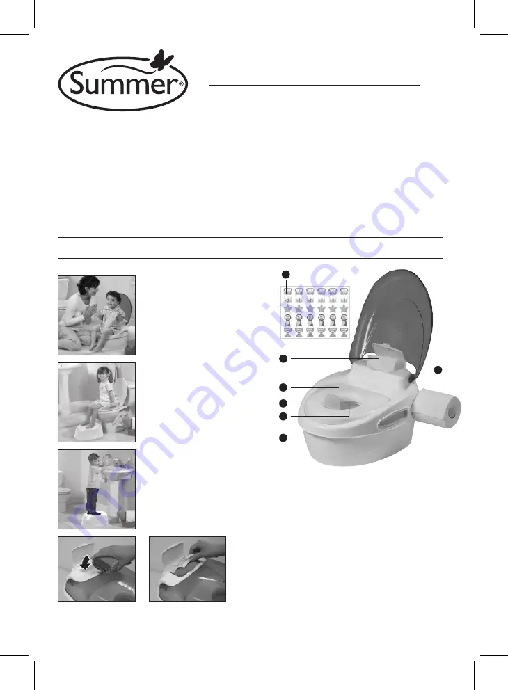 Summer REWARD POTTY SEAT
AND STEP STOOL Instruction Manual Download Page 2