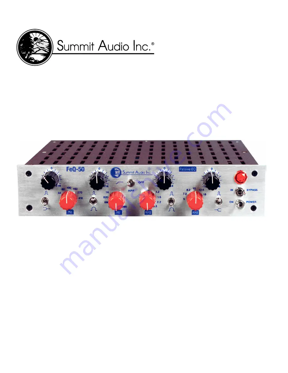 Summit Audio FEQ-50 Скачать руководство пользователя страница 1