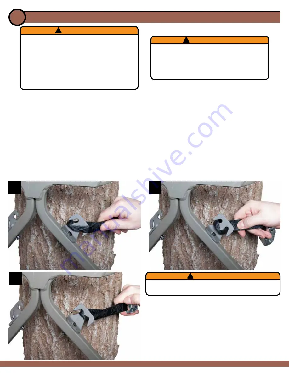 Summit Treestands Swiftstep SU82090 Manual Download Page 14