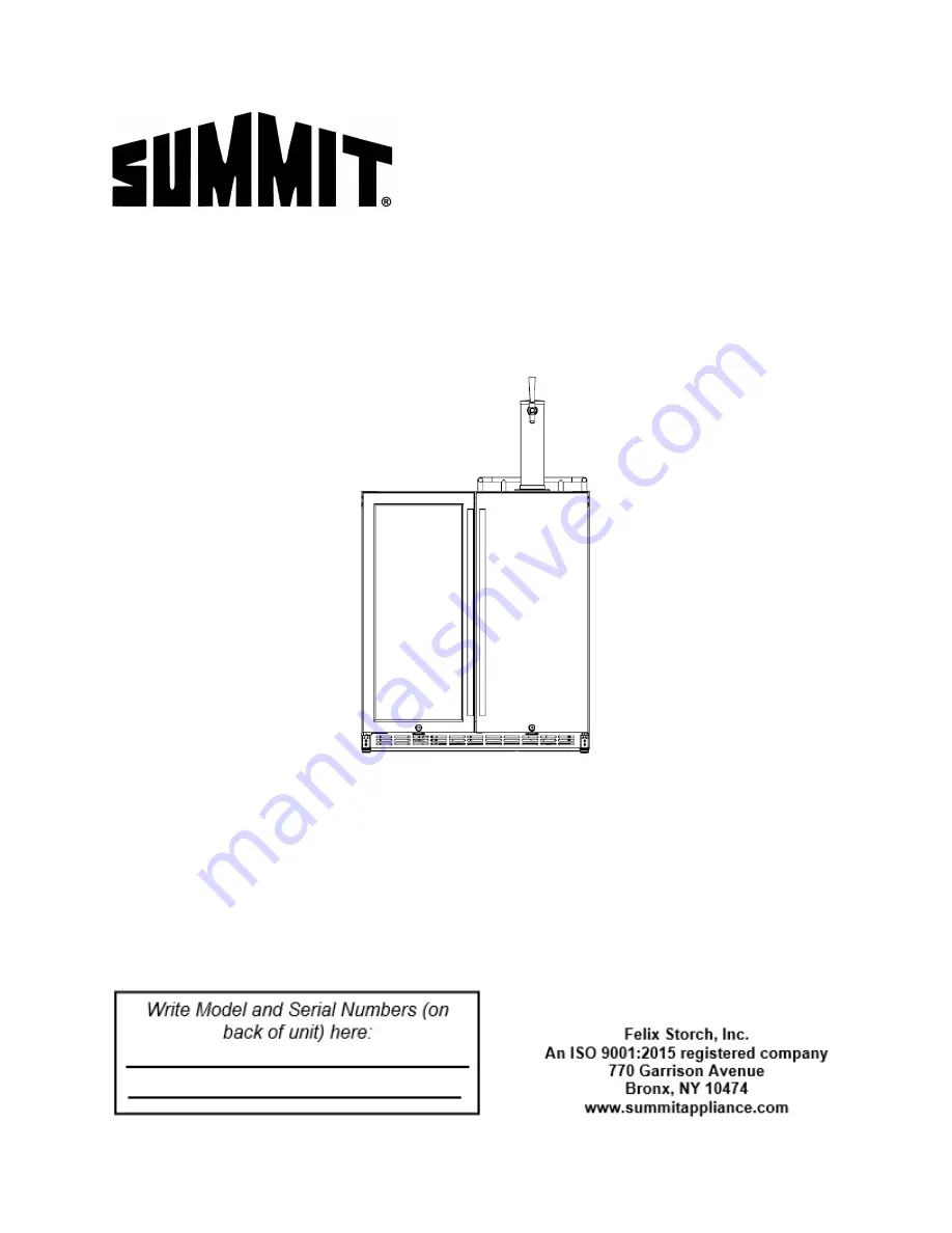 Summit LWBC30 User Manual Download Page 1