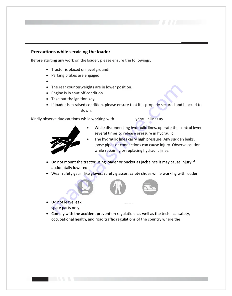 Summit LX85 Operator'S Manual Download Page 12