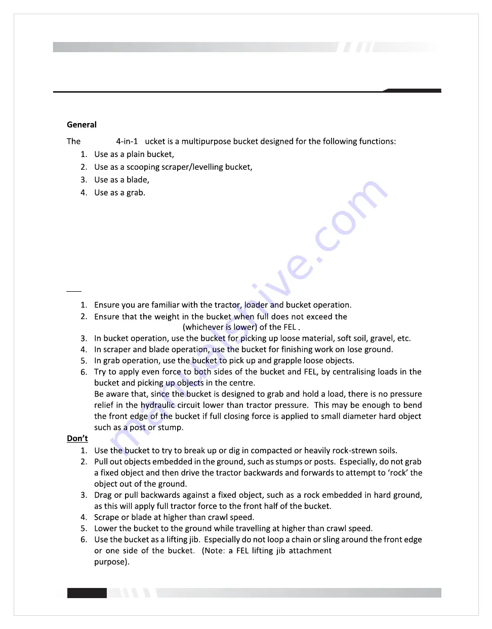 Summit LX85 Operator'S Manual Download Page 28