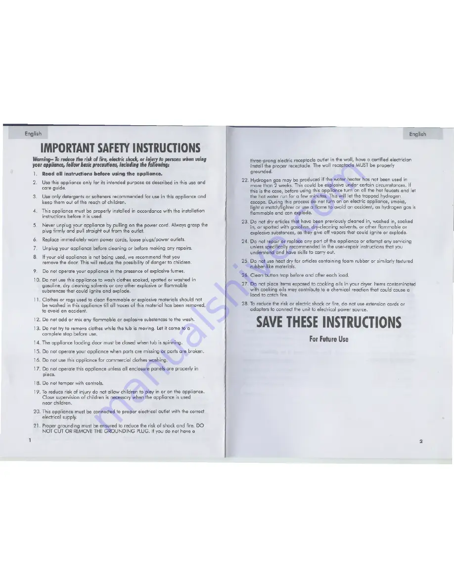 Summit SPWD1470C User Manual Download Page 2