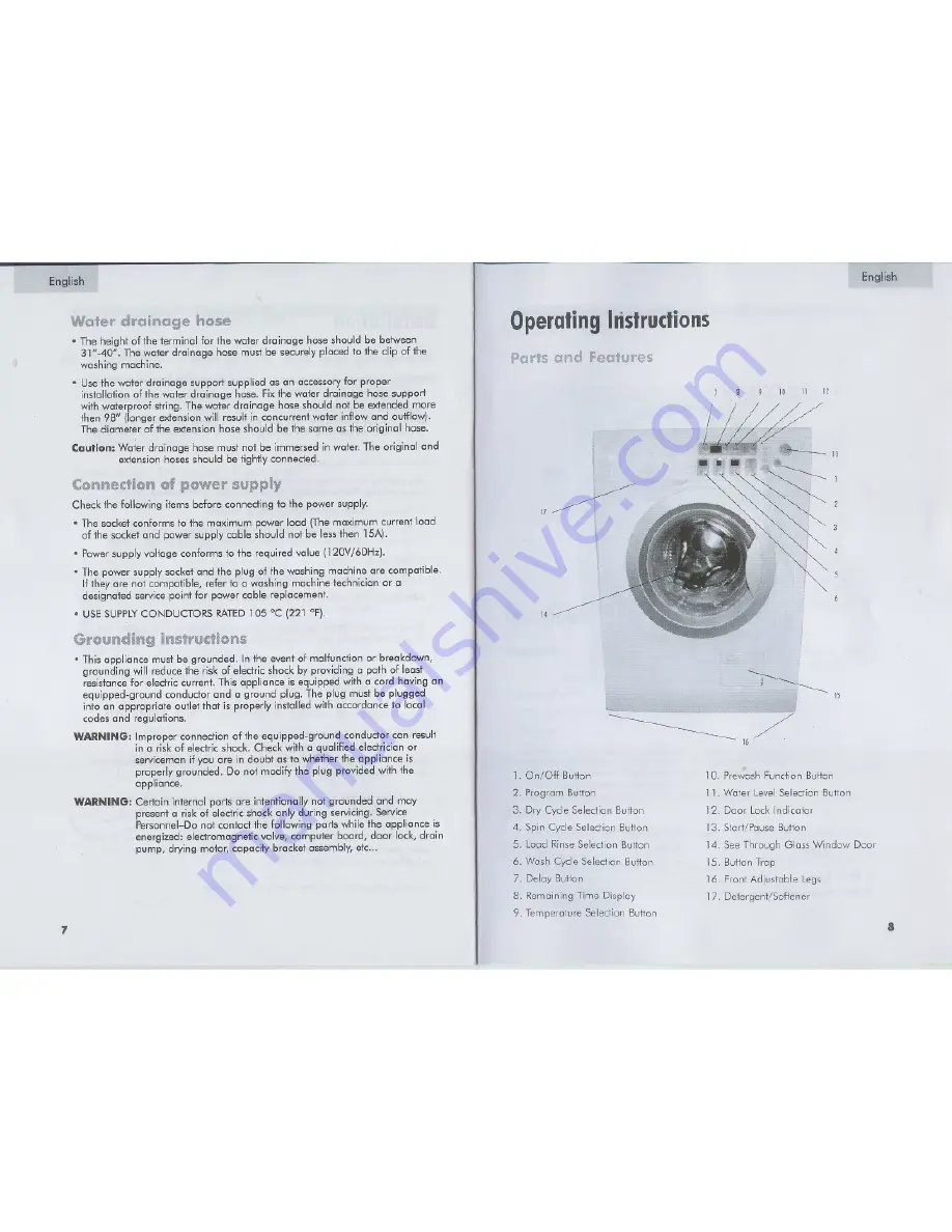 Summit SPWD1470C User Manual Download Page 5