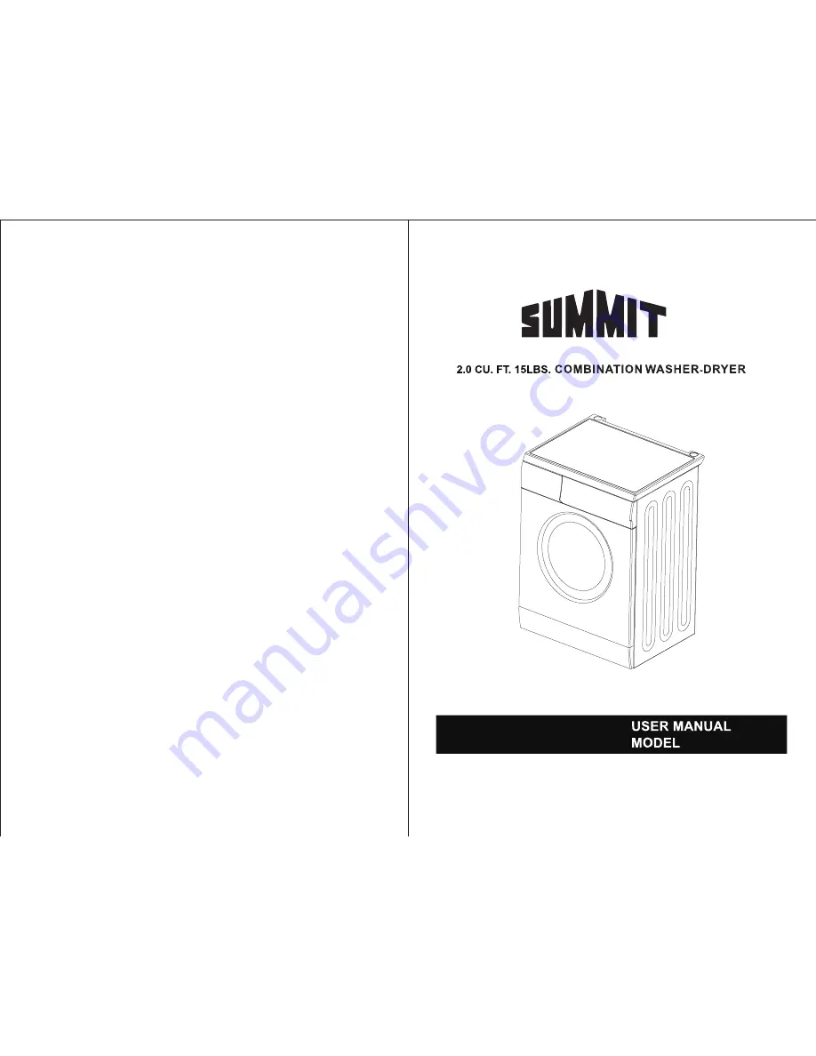 Summit SPWD2200W User Manual Download Page 1