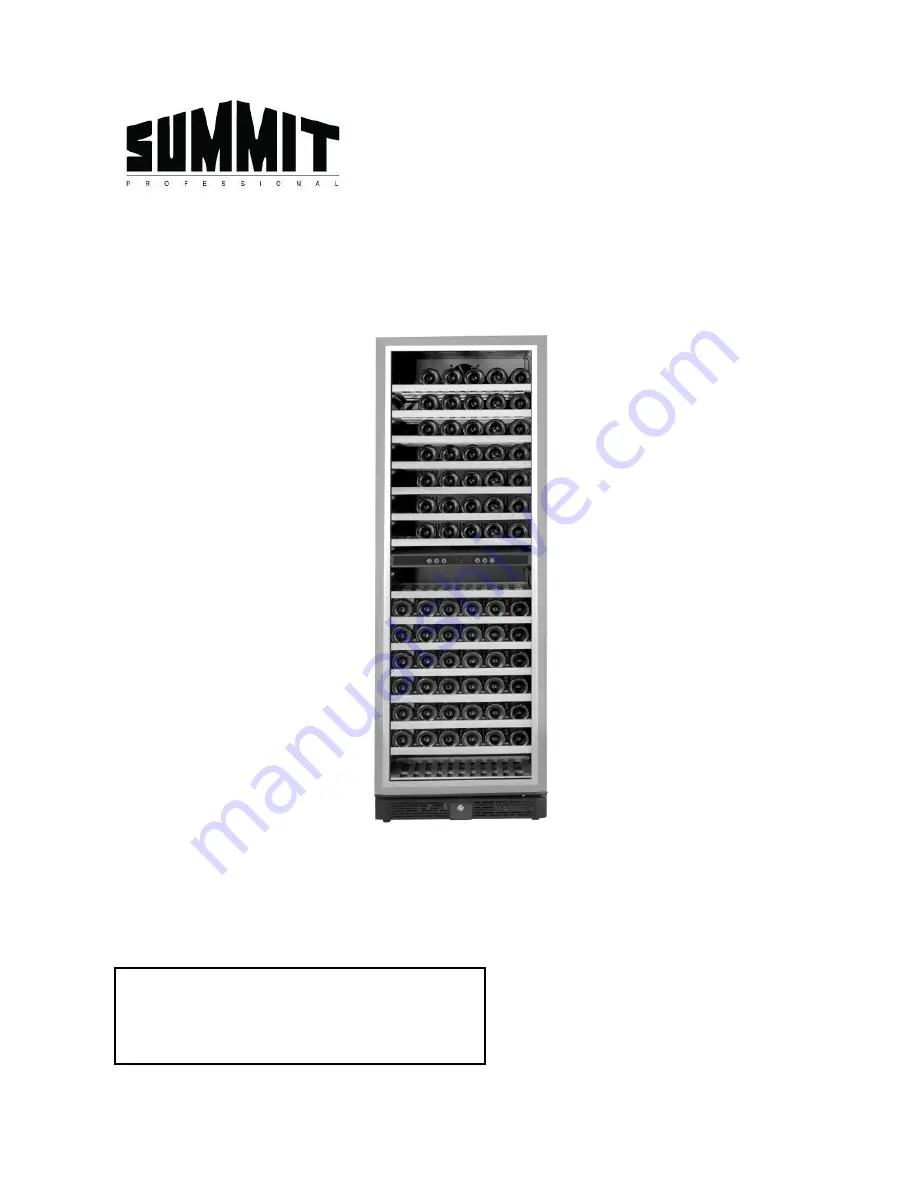 Summit SWC1965 Instruction Manual Download Page 1