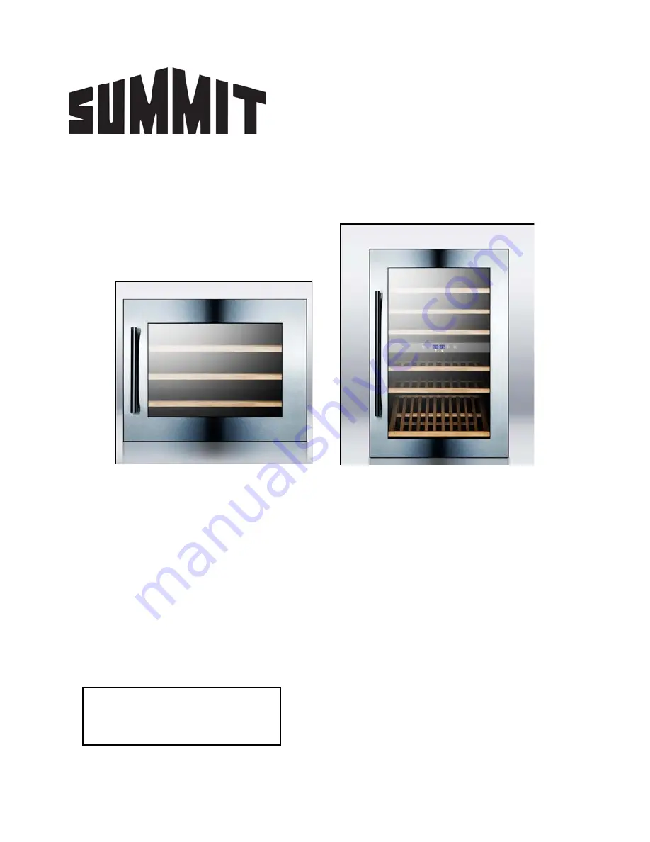 Summit VC28S Instruction Manual Download Page 1