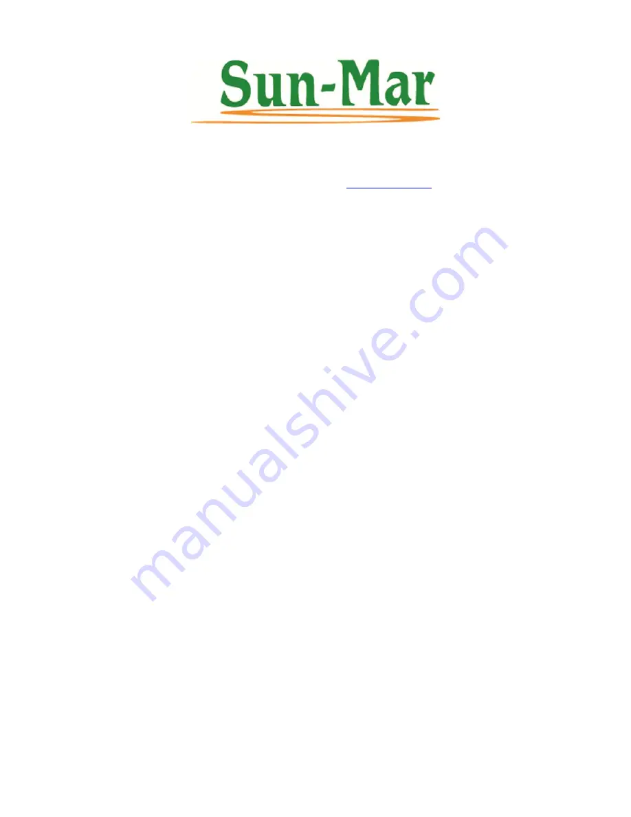 Sun-Mar CENTREX 3000 series Owner'S Manual Download Page 23