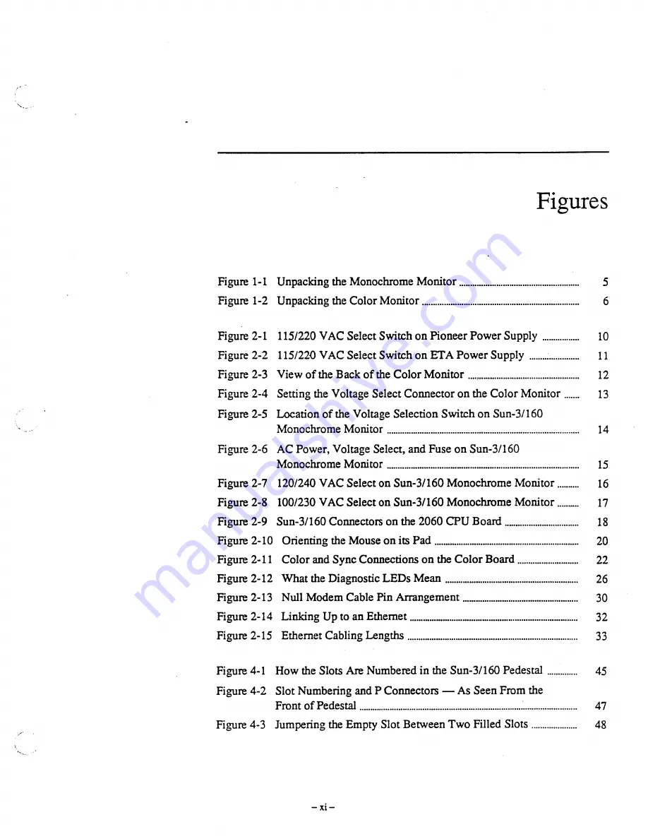 Sun Microsystems 3/160 SunStation Hardware Installation Manual Download Page 11