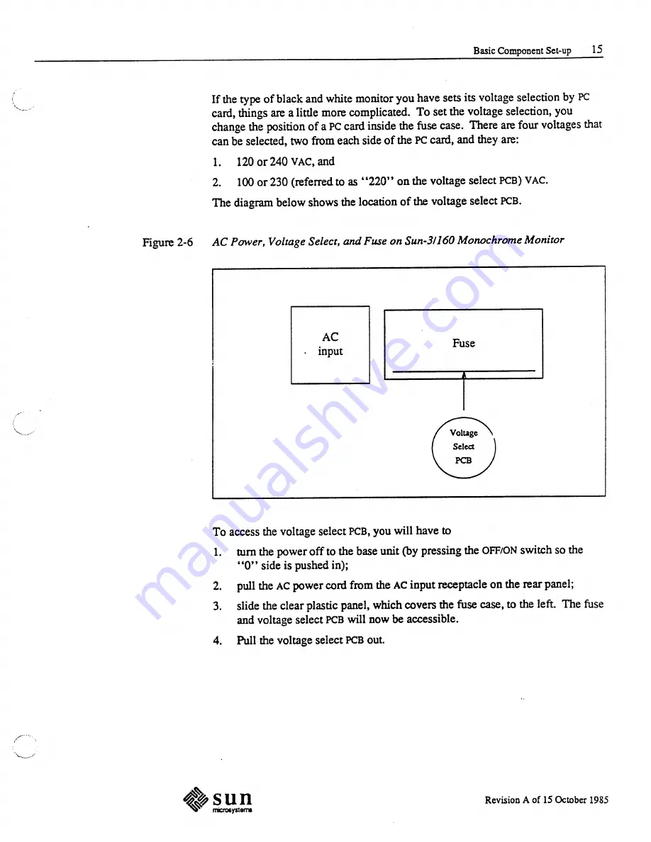 Sun Microsystems 3/160 SunStation Hardware Installation Manual Download Page 29