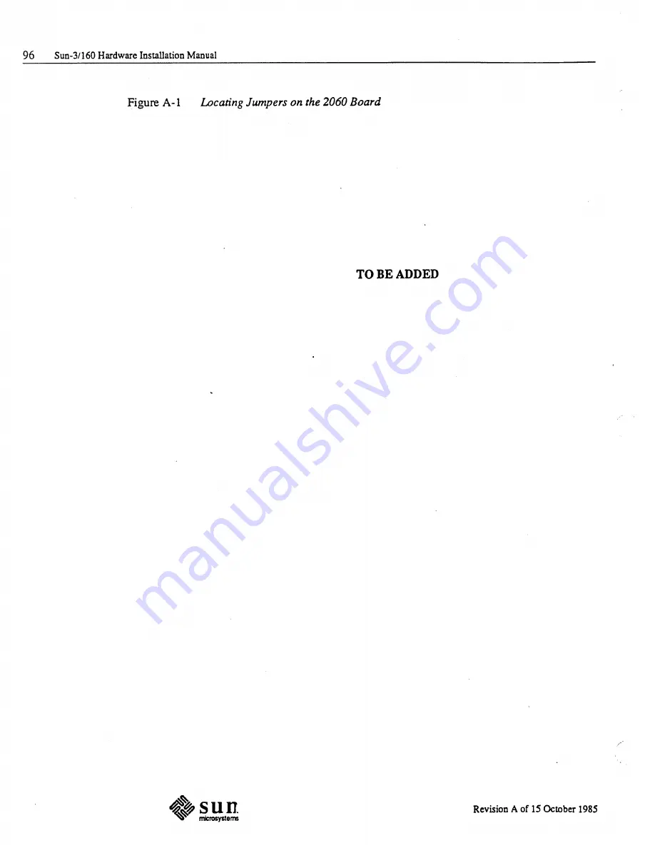 Sun Microsystems 3/160 SunStation Hardware Installation Manual Download Page 110