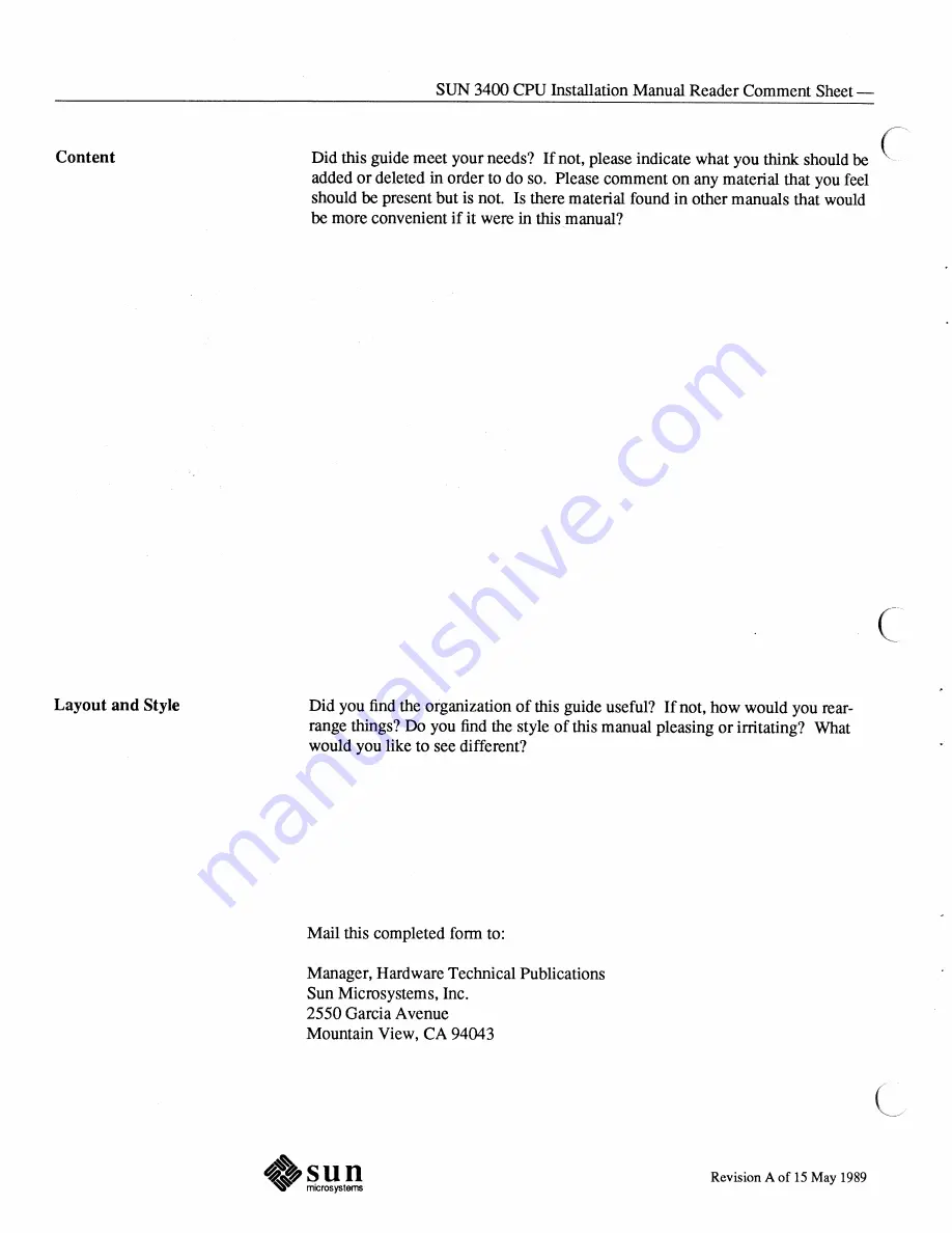 Sun Microsystems 3400 Installation Manual Download Page 67