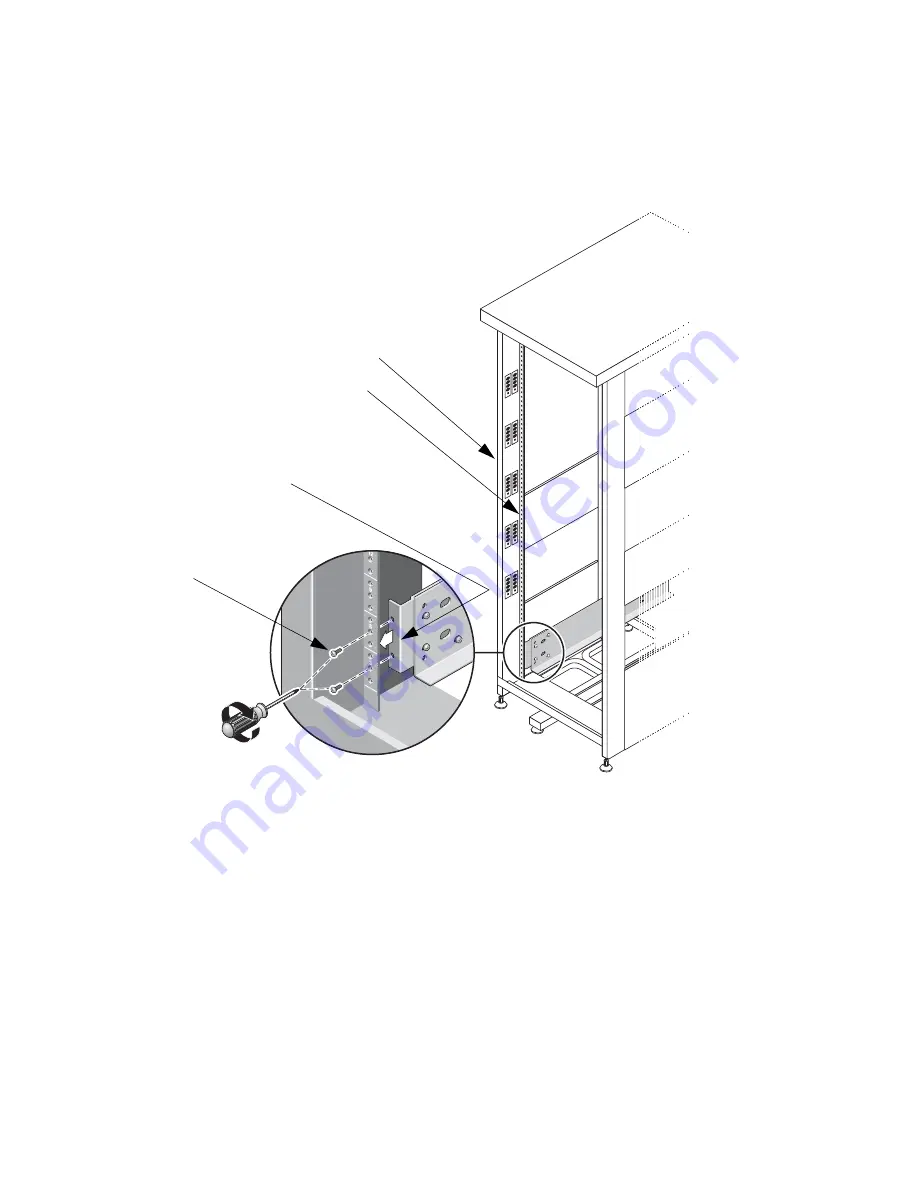 Sun Microsystems Fire 3800 Rack Mounting Manual Download Page 38