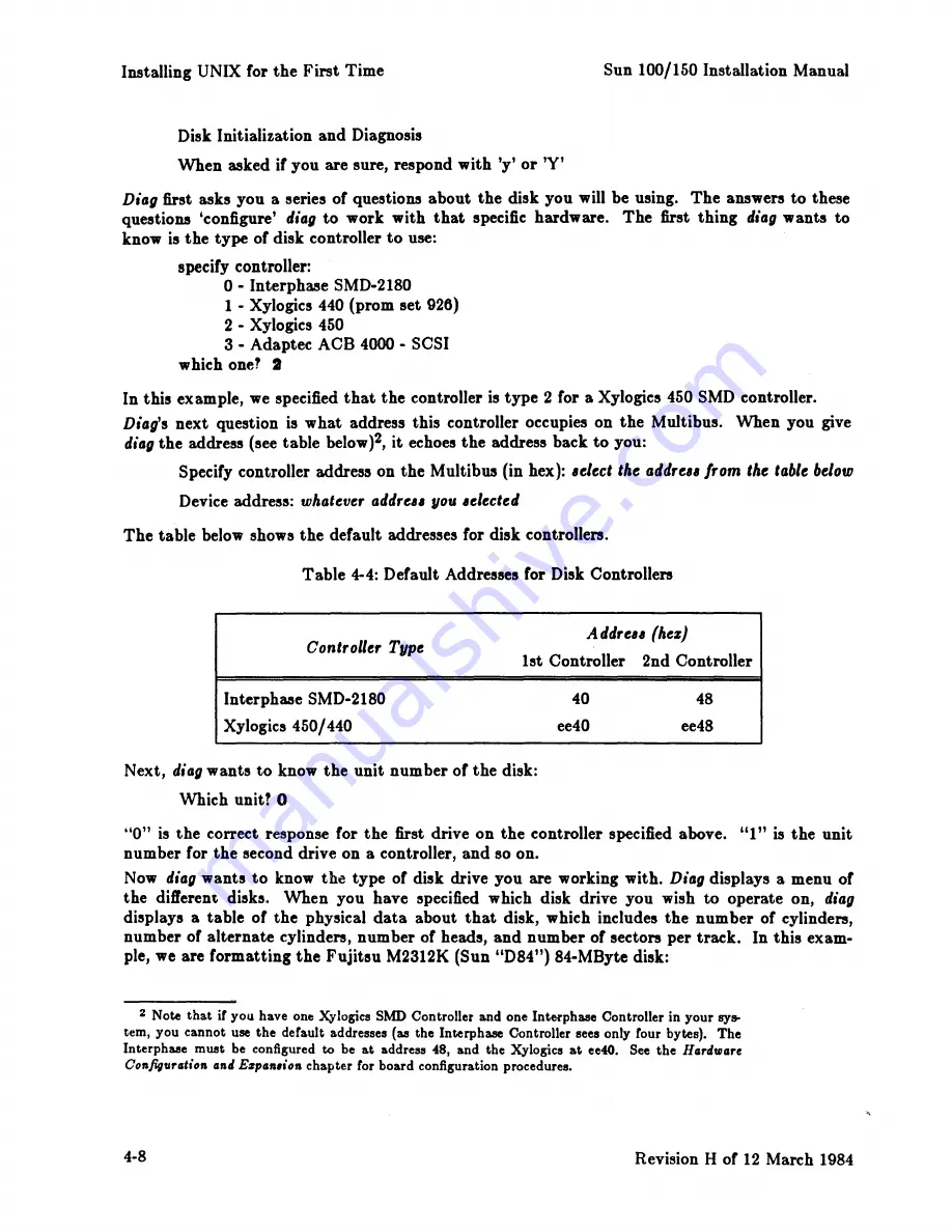 Sun Microsystems Workstation 100U Скачать руководство пользователя страница 48