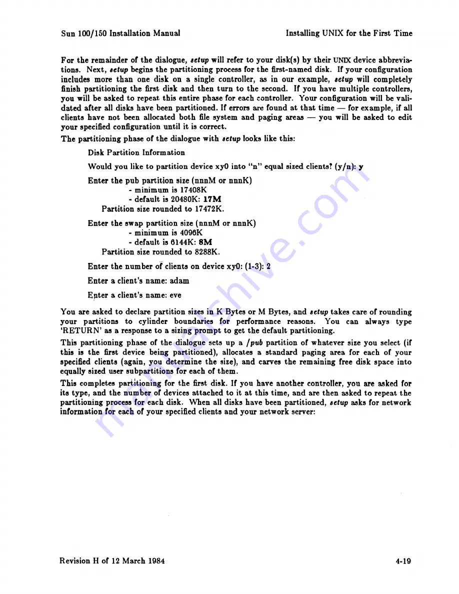 Sun Microsystems Workstation 100U System Manager'S Manual Download Page 59