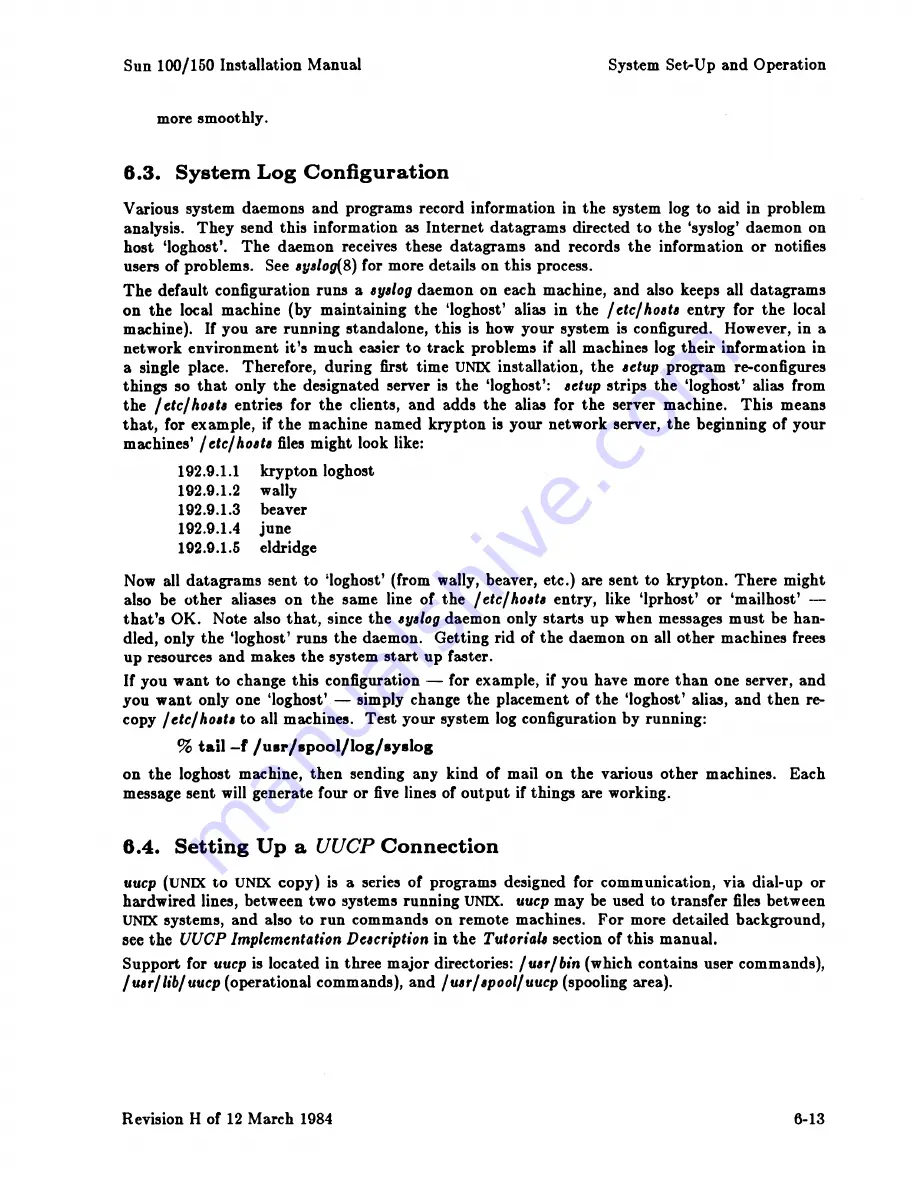 Sun Microsystems Workstation 100U System Manager'S Manual Download Page 106