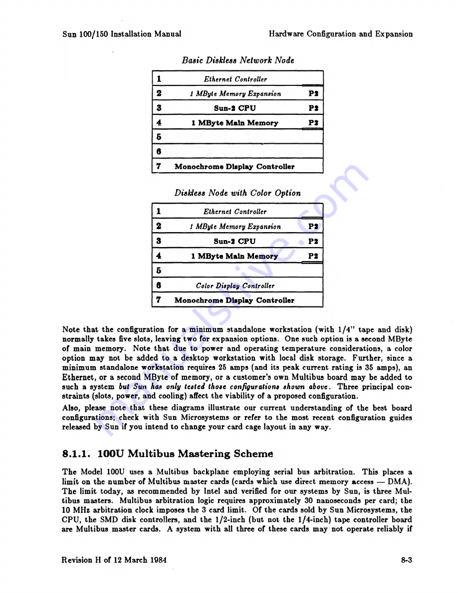 Sun Microsystems Workstation 100U System Manager'S Manual Download Page 127