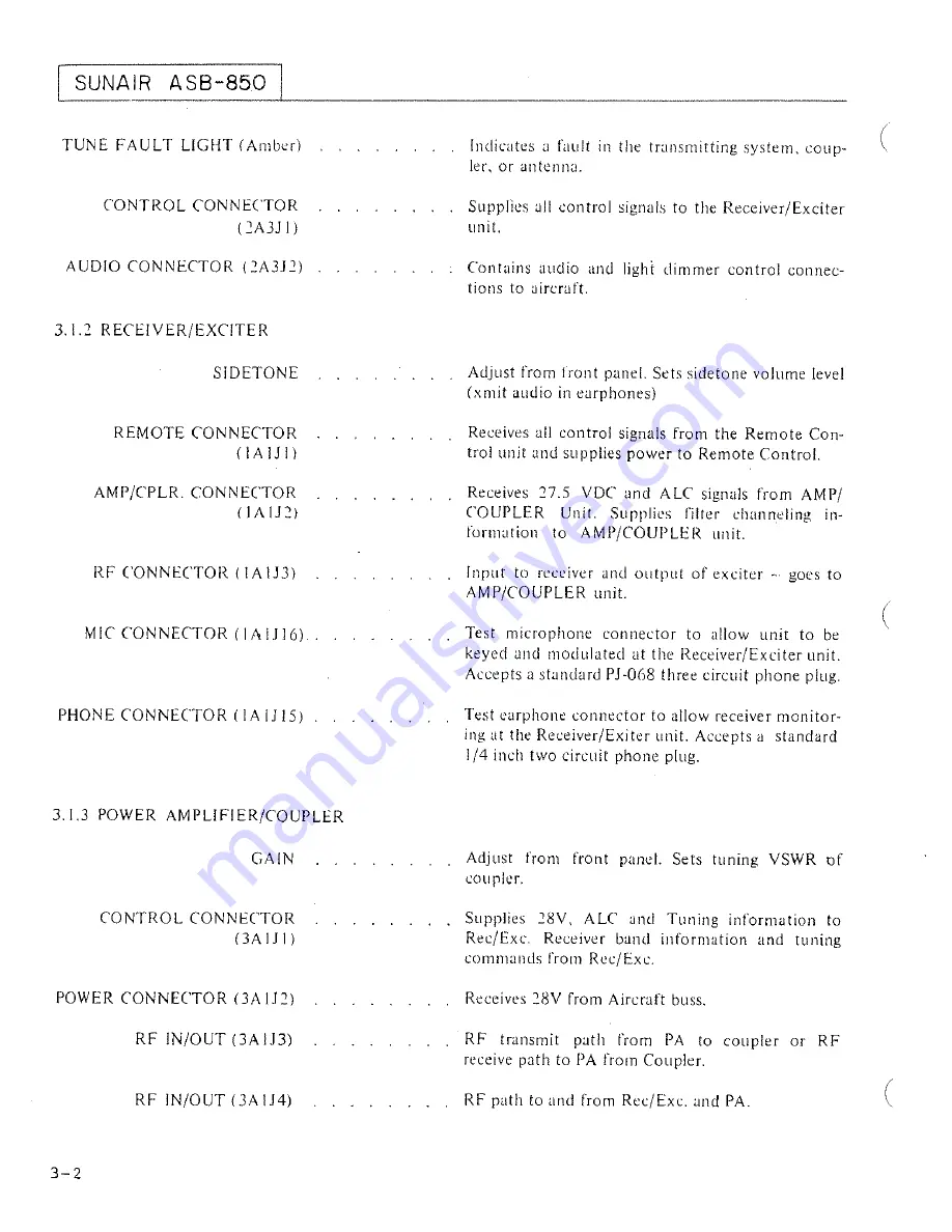 sunair ASB-850 Operation And Maintenance Manual Download Page 40