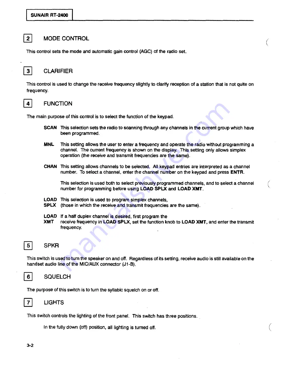 sunair ASB-850 Operation And Maintenance Manual Download Page 228