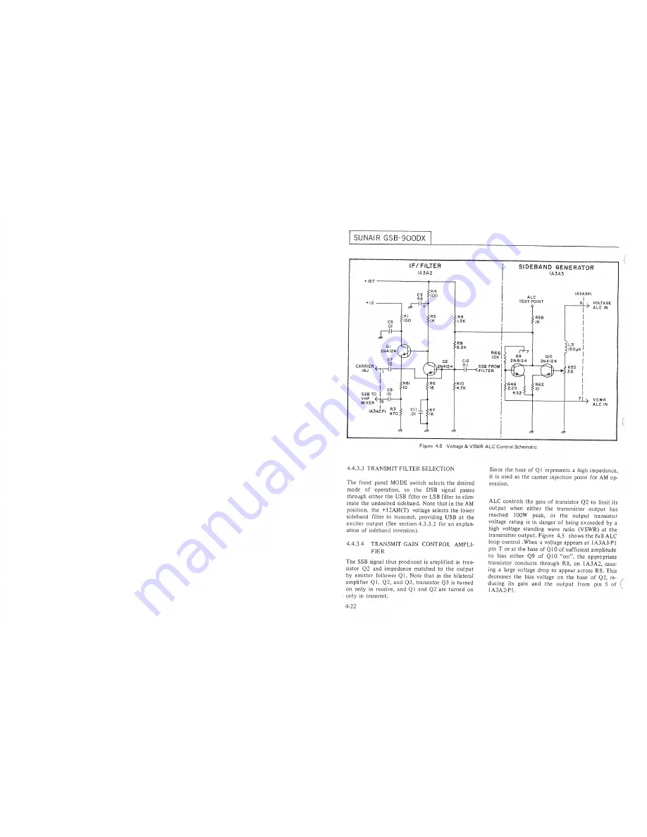 sunair gsb-900 dx Operation And Maintenance Manual Download Page 64