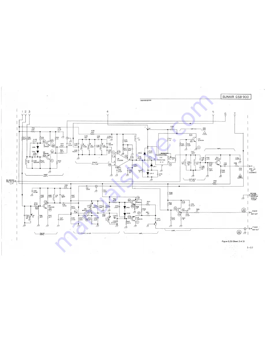 sunair GSB-900 Operation And Maintenance Manual Download Page 153