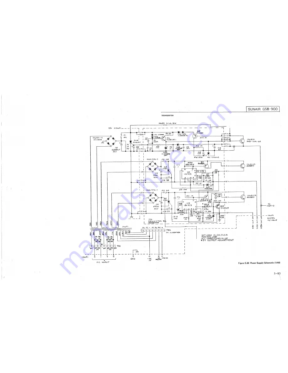 sunair GSB-900 Operation And Maintenance Manual Download Page 189