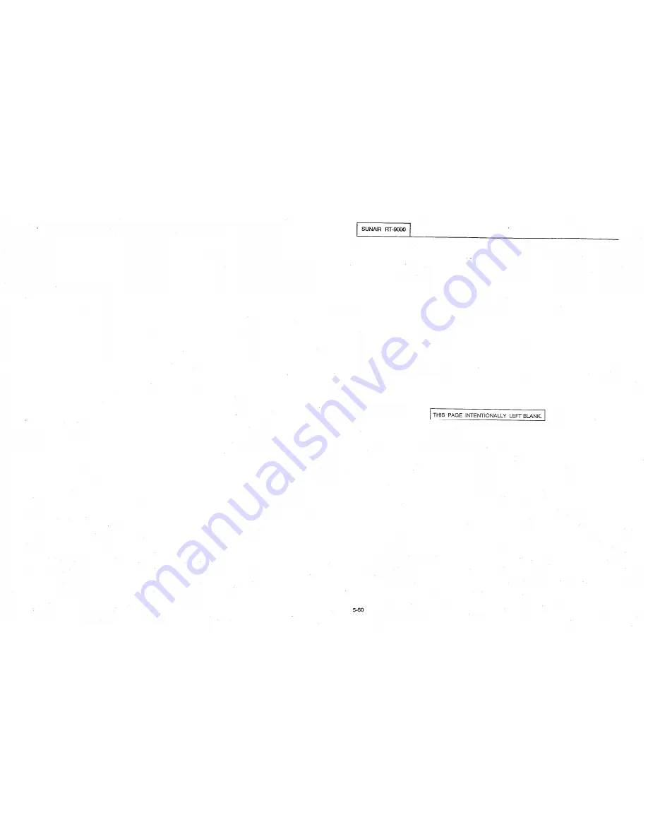 sunair RT-9000C Operation And Maintenance Manual Download Page 110