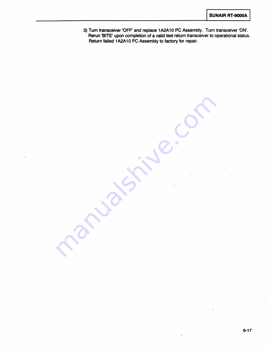 sunair RT-9000C Operation And Maintenance Manual Download Page 205