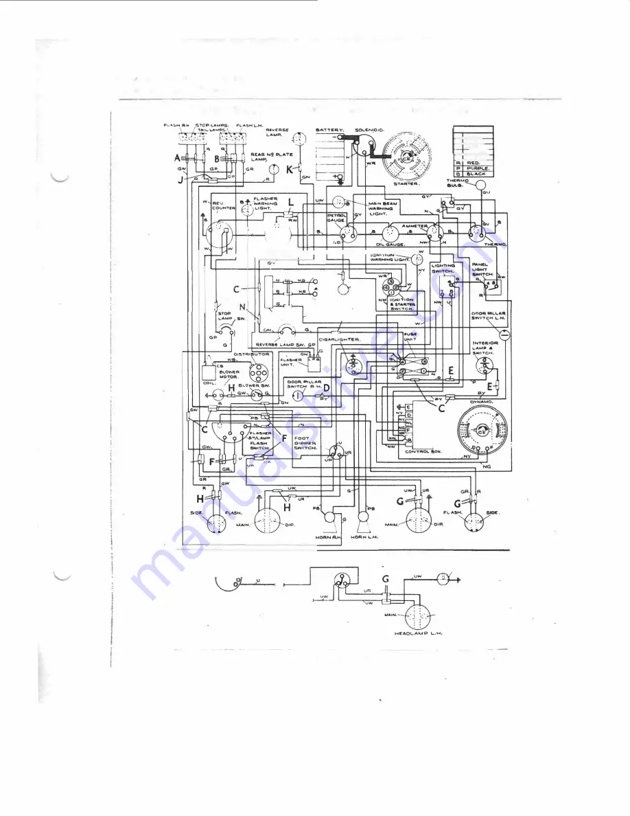 Sunbeam ALPINE I SERIES: APLINE II SERIES Workshop Manual Download Page 371