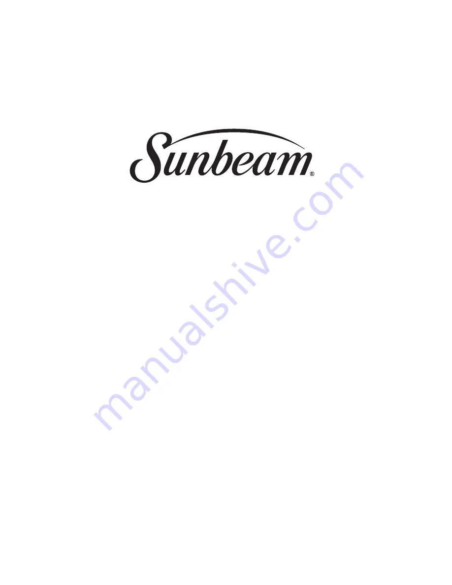 Sunbeam BVSBEHX Series User Manual Download Page 21