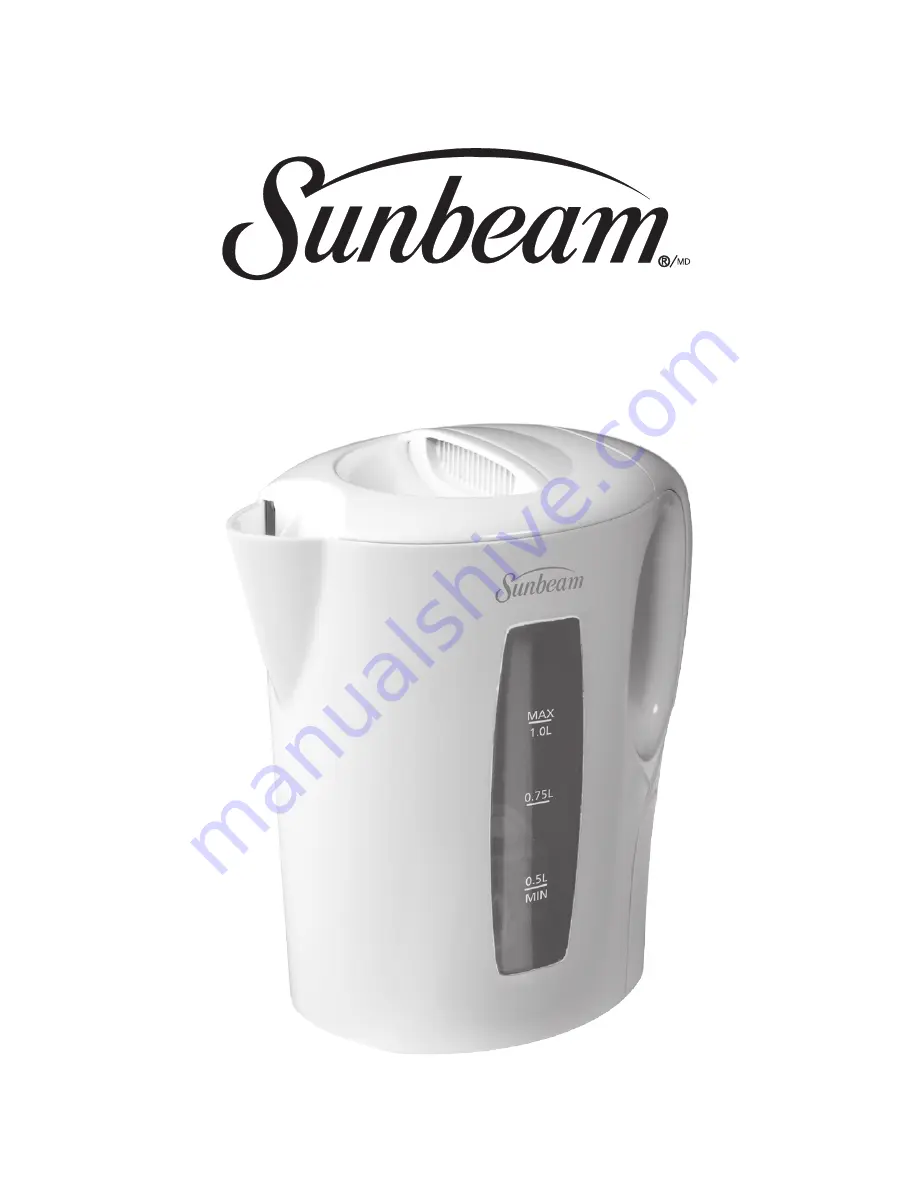 Sunbeam BVSBKT31-033 Series User Manual Download Page 1