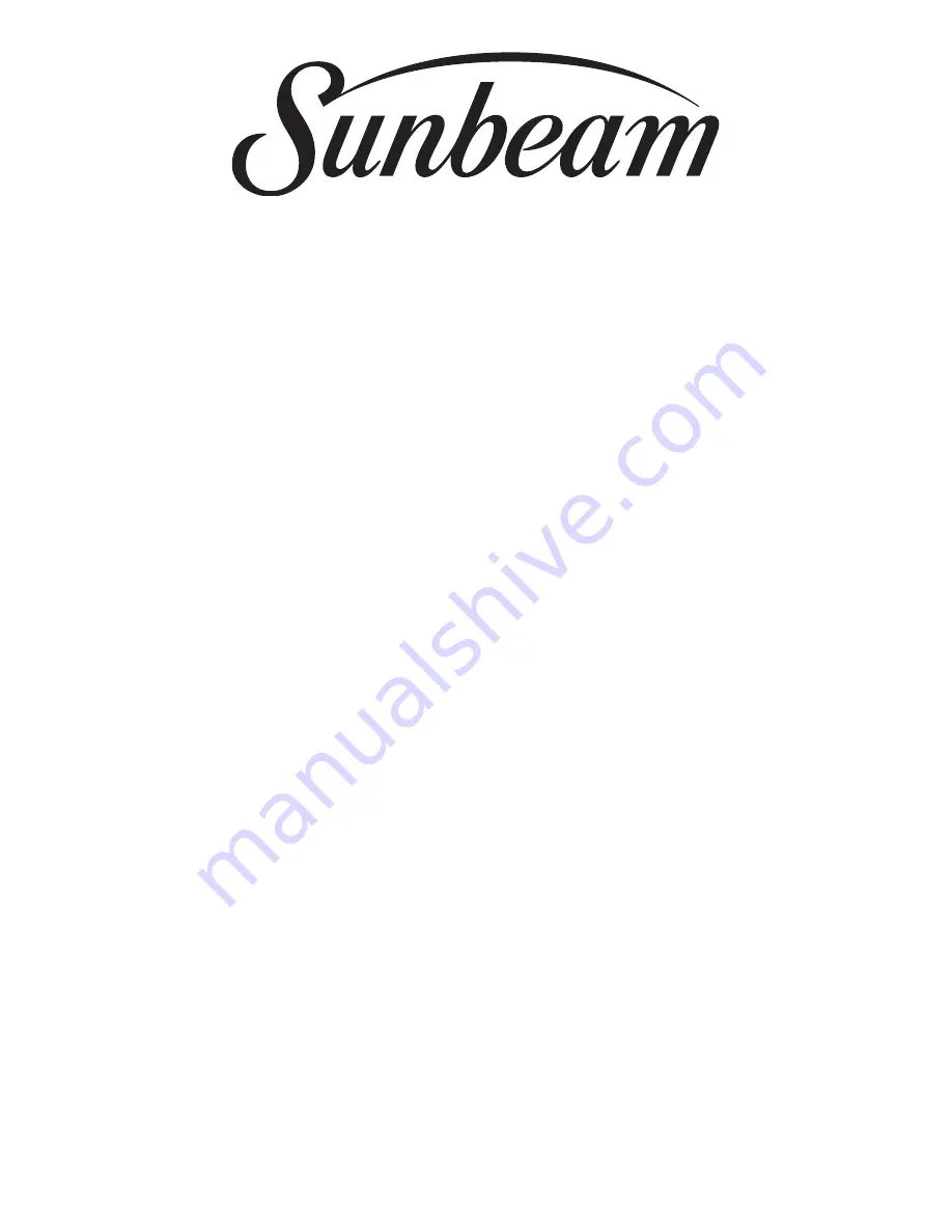 Sunbeam BVSBSJX36 Series User Manual Download Page 29