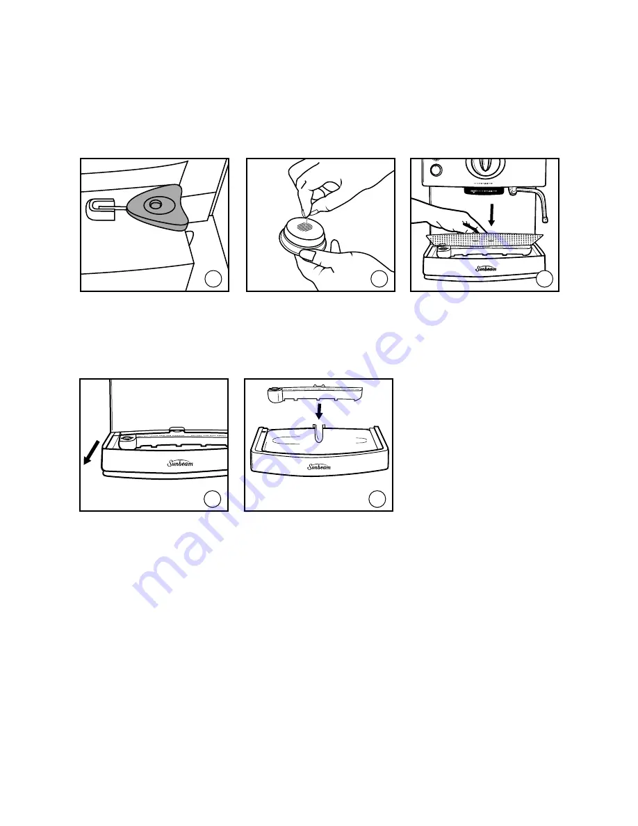 Sunbeam Cafe Latte EM5400B Instruction Booklet Download Page 12