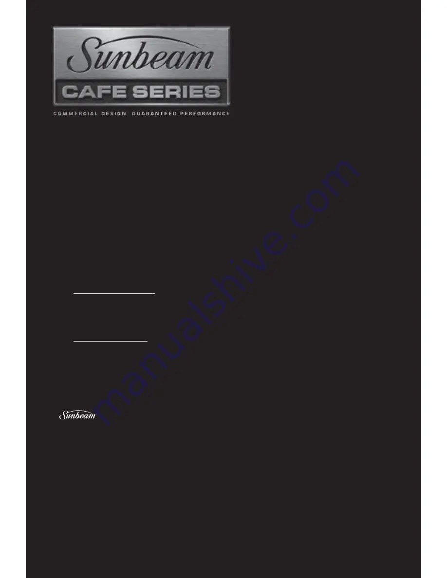 Sunbeam KE9650 Instruction Booklet Download Page 16