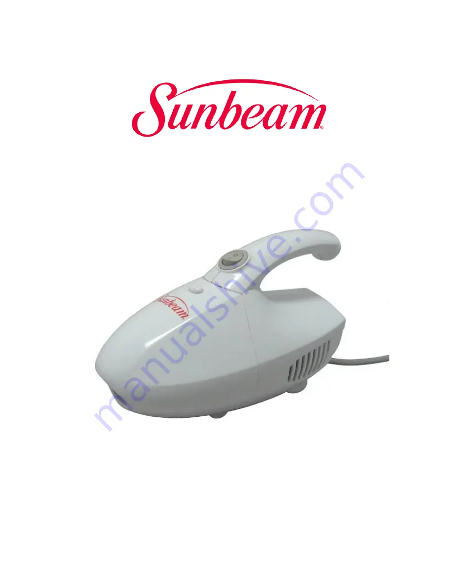 Sunbeam SBH-200 Instruction Manual Download Page 1