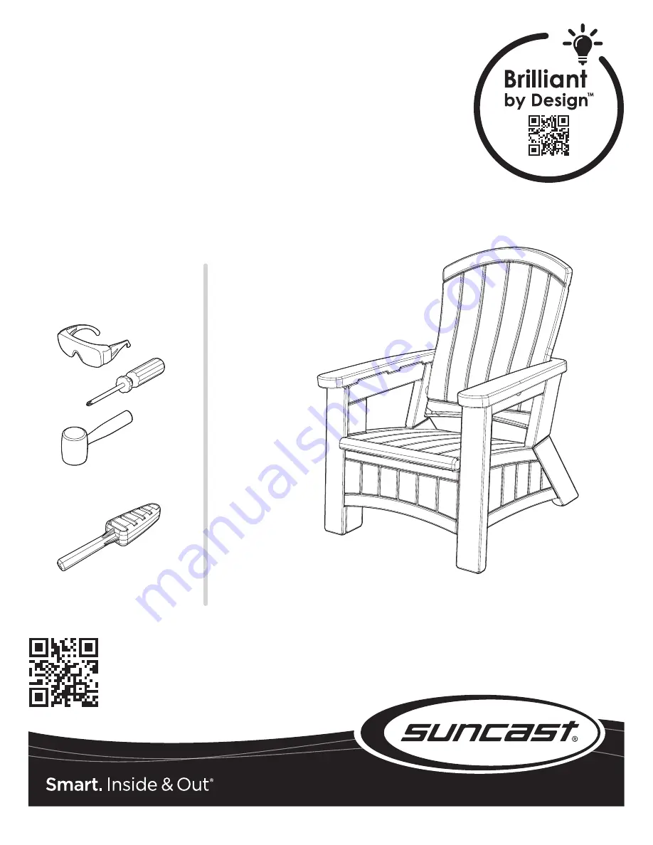 Suncast BMAC1000 Series Assembly Instructions Manual Download Page 1