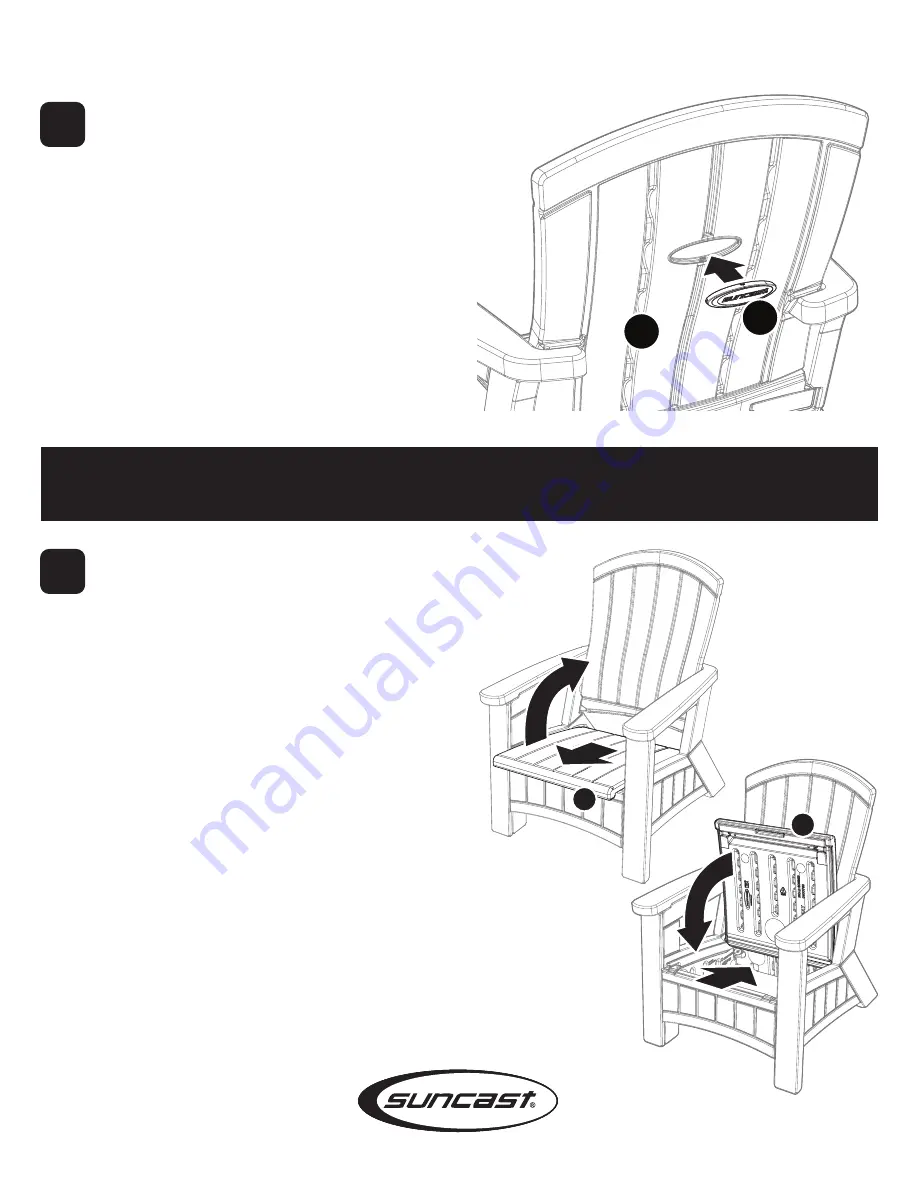 Suncast BMAC1000 Series Assembly Instructions Manual Download Page 12