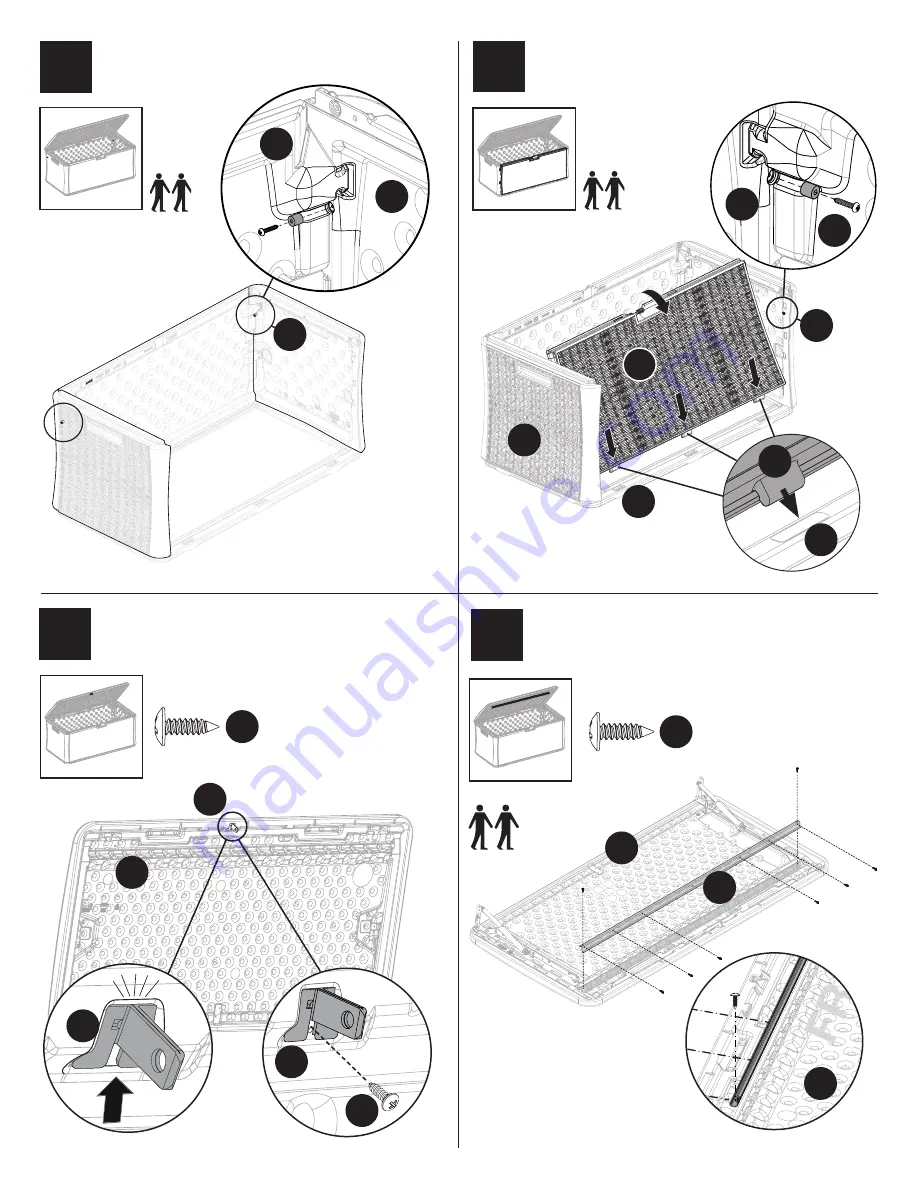 Suncast BMDB134004 Owner'S Manual Download Page 6