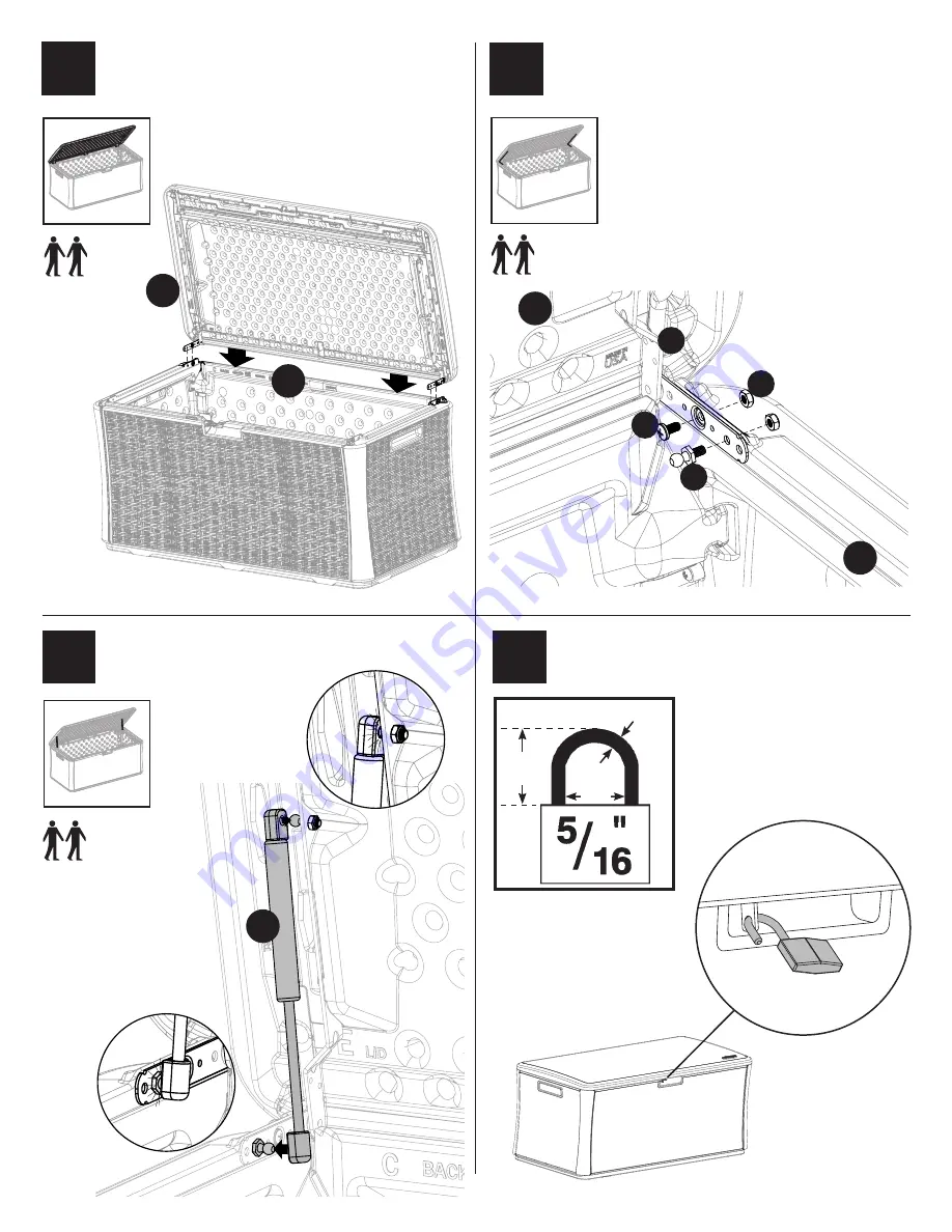 Suncast BMDB134004 Owner'S Manual Download Page 9