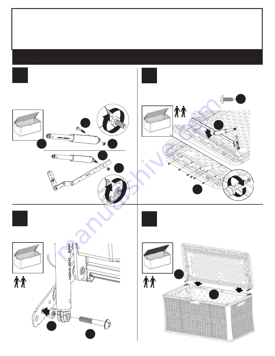 Suncast BMDB134004 Owner'S Manual Download Page 14